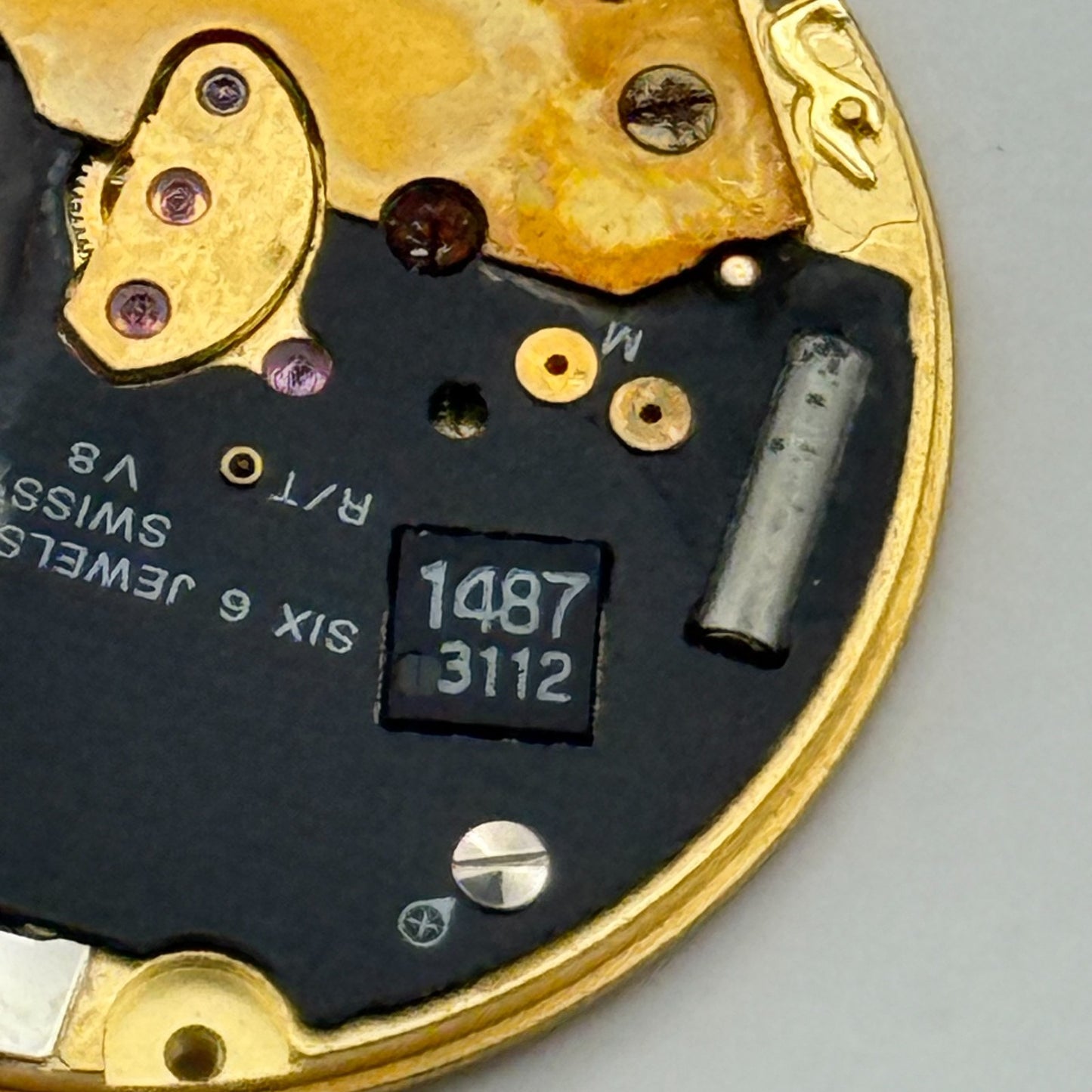 ETA 255.411 Quartz Watch Movement 6 Jewels Swiss Vintage Parts Repair 23.4mm