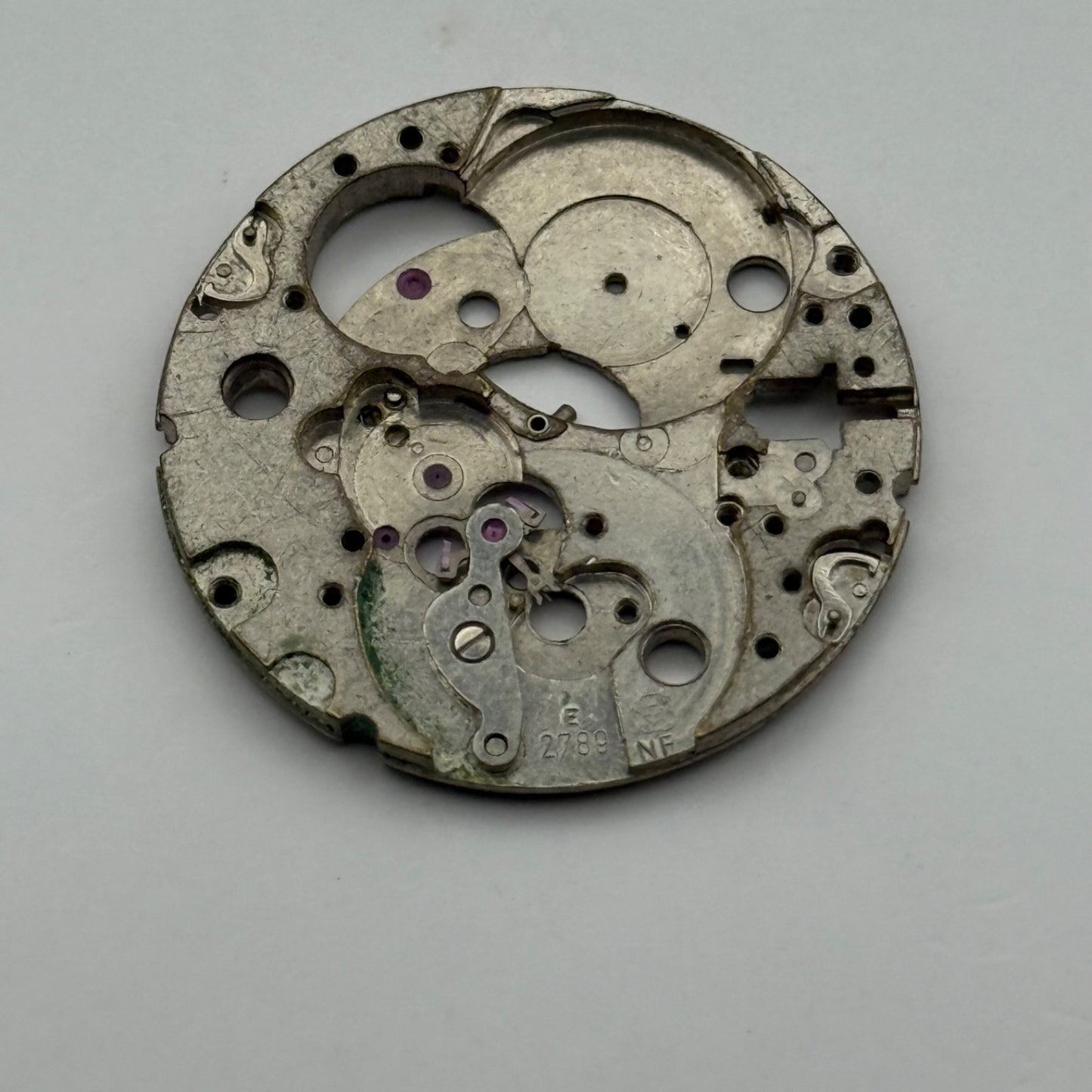 ETA 2789 NF Watch Movement Main Plate Manual Wind Vintage Swiss Parts 25.9mm