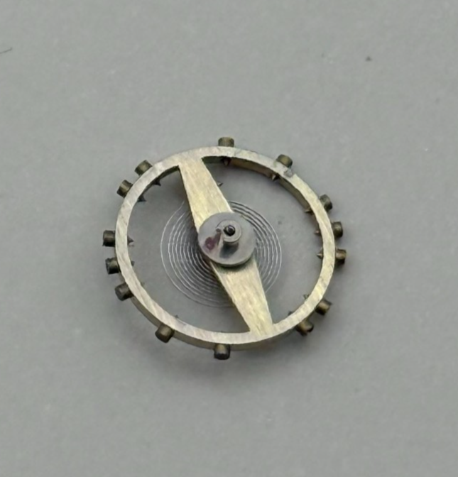 Derby 40 Balance Wheel Complete And Spring 8¾’’’  102 Watch Movement Parts NOS