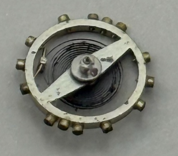 AS 976 1012 Balance Wheel Complete And Spring 29 M Watch Movement Parts NOS