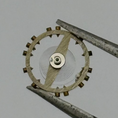 FHF 59 Inca Balance Wheel Complete And Spring 1231 M Watch Movement Parts NOS