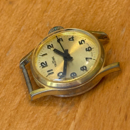 21mm Vintage Trutime Swiss Ronda RE 8133 Manual Wind Watch PARTS / REPAIR