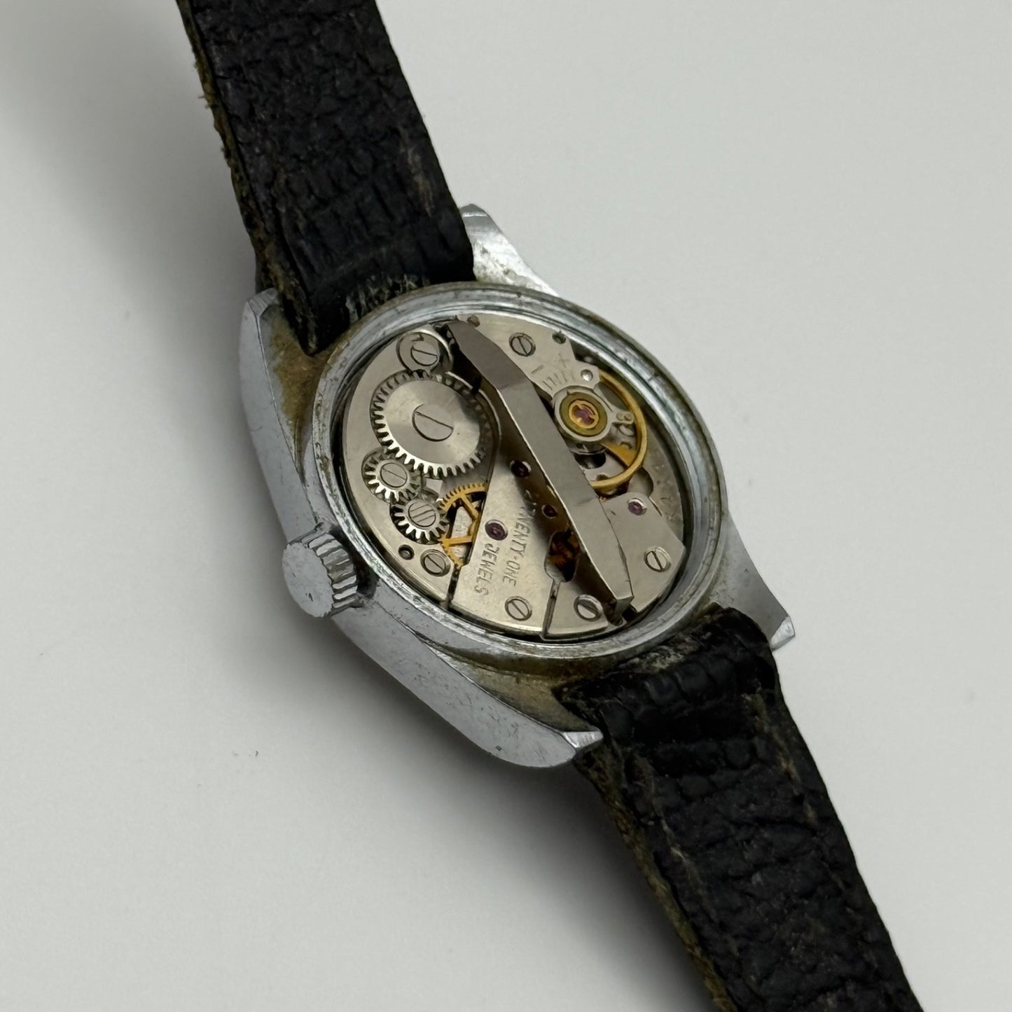 23mm Vintage Velma 17 Rubis Shockproof 21 Jewels Manual Wind Watch PARTS REPAIR