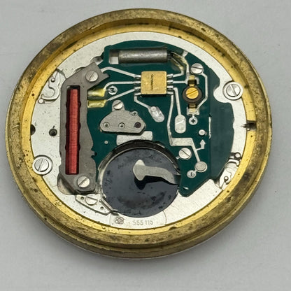 31.5mm Men’s Garrard ETA 555.115 Quartz Watch Movement Vintage PARTS SPARES