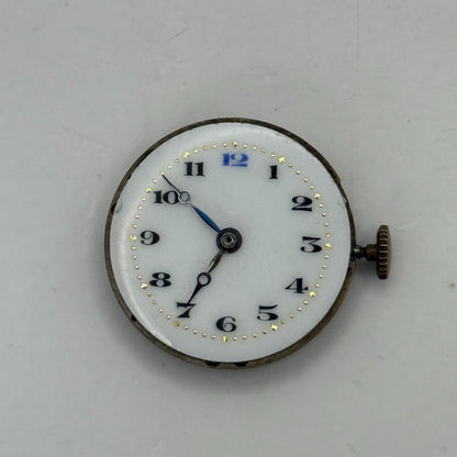 23.7mm Vintage Rival 15 Jewels Trench Manual Wind Watch Movement PARTS REPAIR