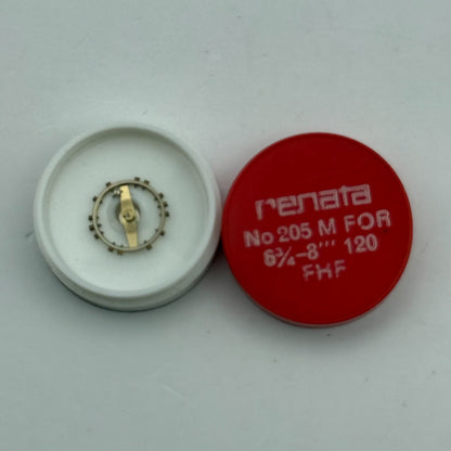 FHF 120 Balance Wheel Complete And Spring 6¾–8’’’ 205 M Watch Movement Parts NOS