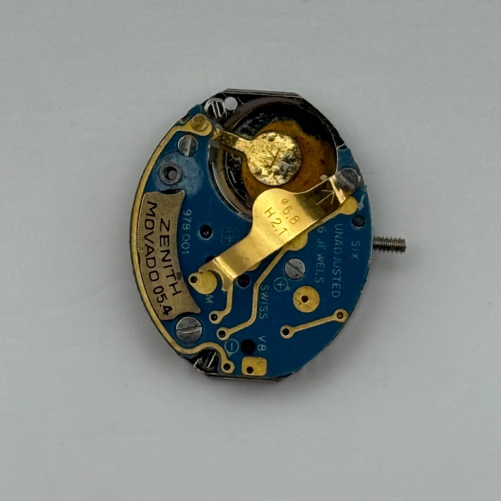 Zenith Movado 05.4 Quartz Watch Movement ETA 978.001 Swiss Vintage Parts Repair