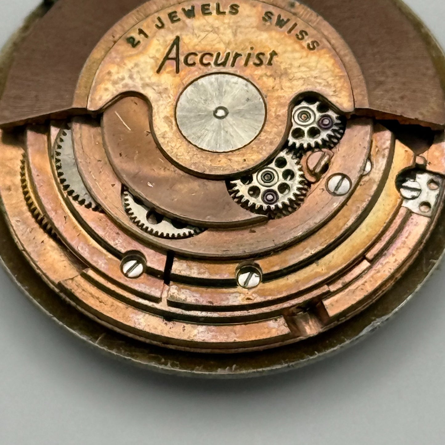 ETA 2451 Watch Movement Accurist Shockproof 21 Jewels Automatic Parts 28.5mm