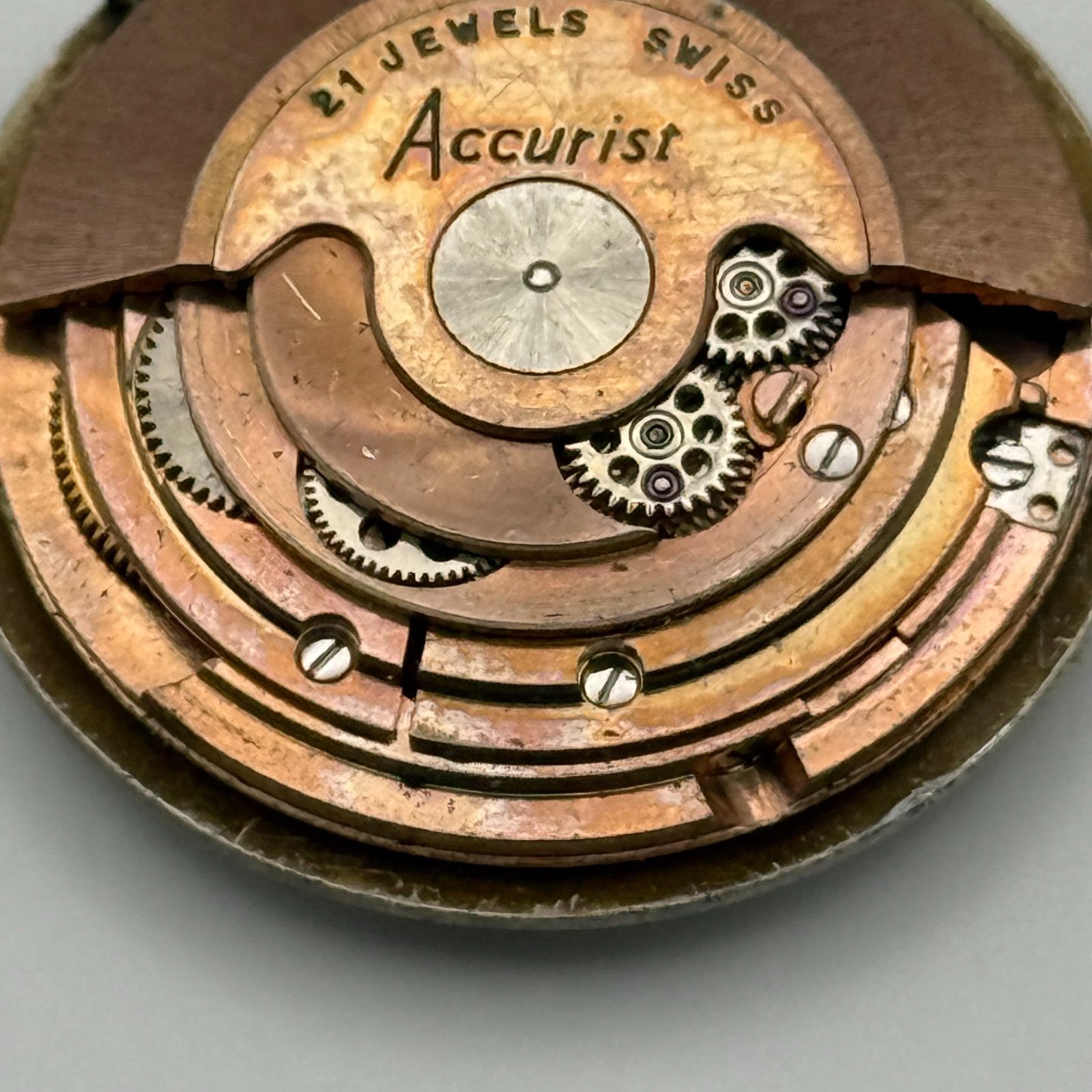 ETA 2451 Watch Movement Accurist Shockproof 21 Jewels Automatic Parts 28.5mm