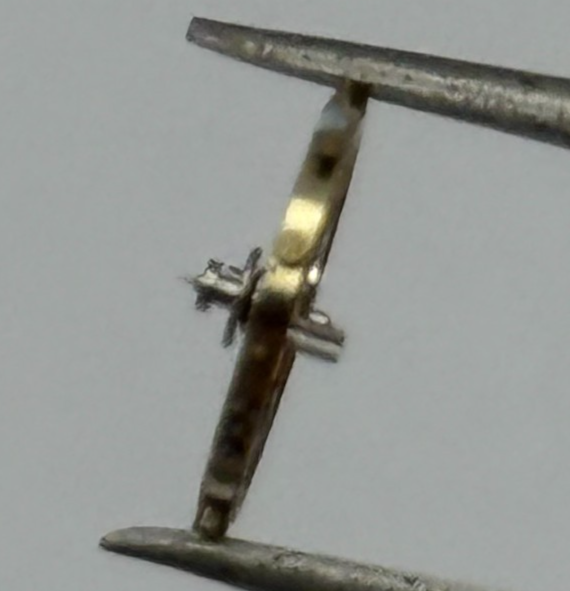 FEF 250 Balance Wheel Complete And Spring 8 3/4''' Watch Movement Parts NOS