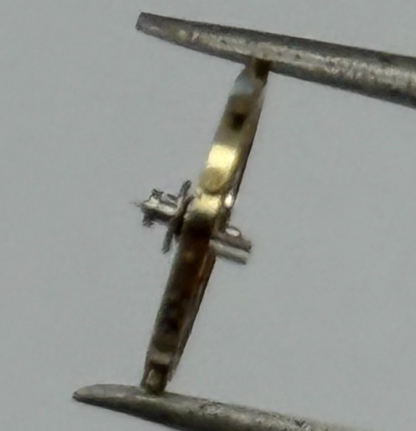 FEF 250 Balance Wheel Complete And Spring 8 3/4''' Watch Movement Parts NOS