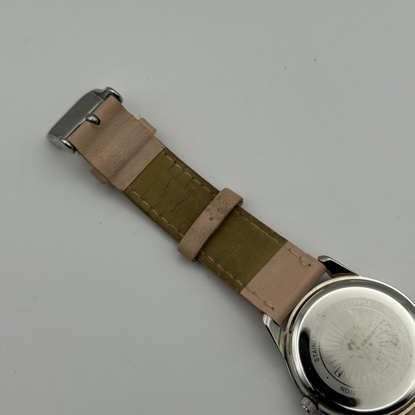 FCUK French Connection Time Ladies Quartz Watch Crystal Markers Working 33mm