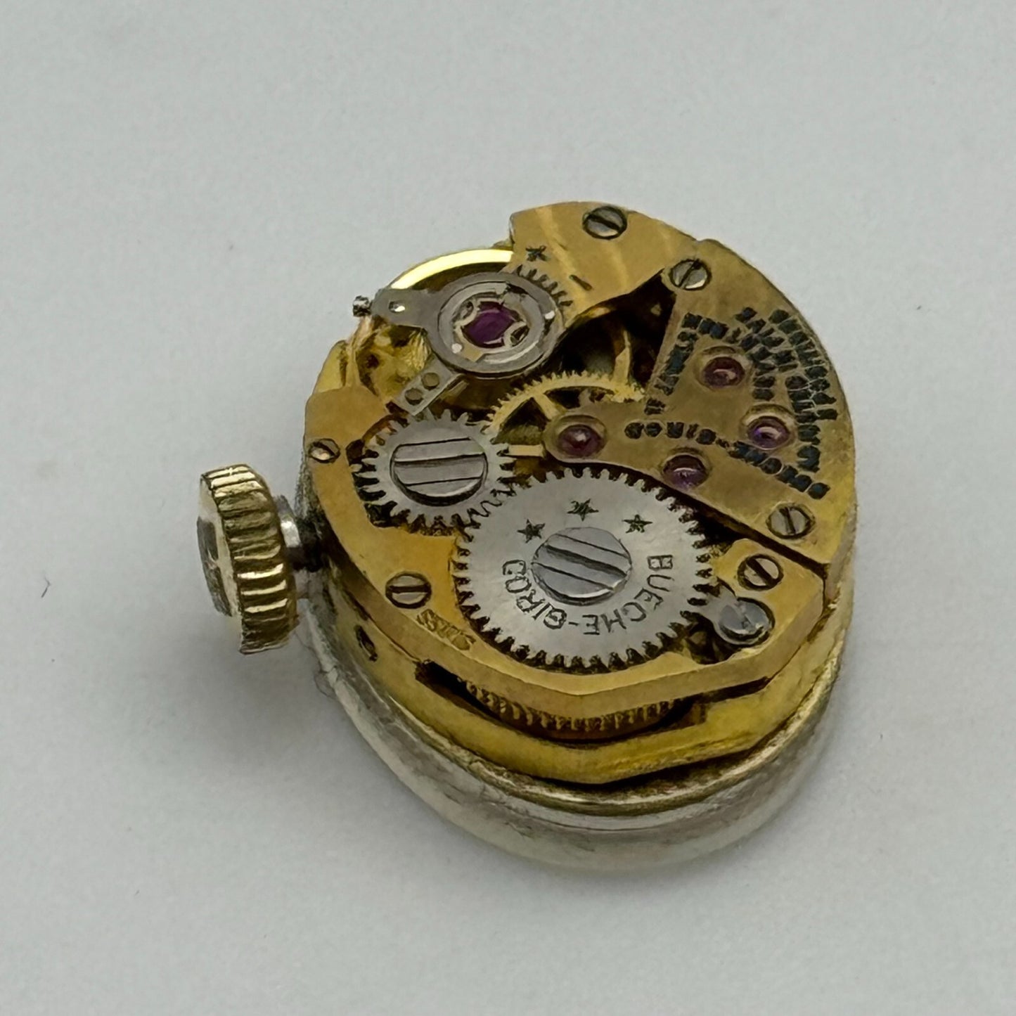 12.8mm Ladies Bueche Girod Manual Wind Swiss 17 Jewels Watch Movement PARTS