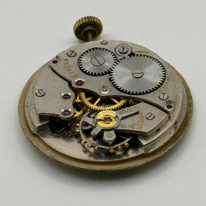 Peerex 15 Jewels Watch Movement Running Manual Wind Vintage Parts Repair 25.8mm