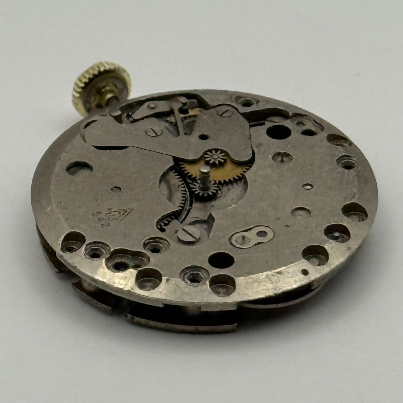 Amida 542 Watch Movement Manual Wind Vintage Swiss 4 Jewels Parts Repair 27mm