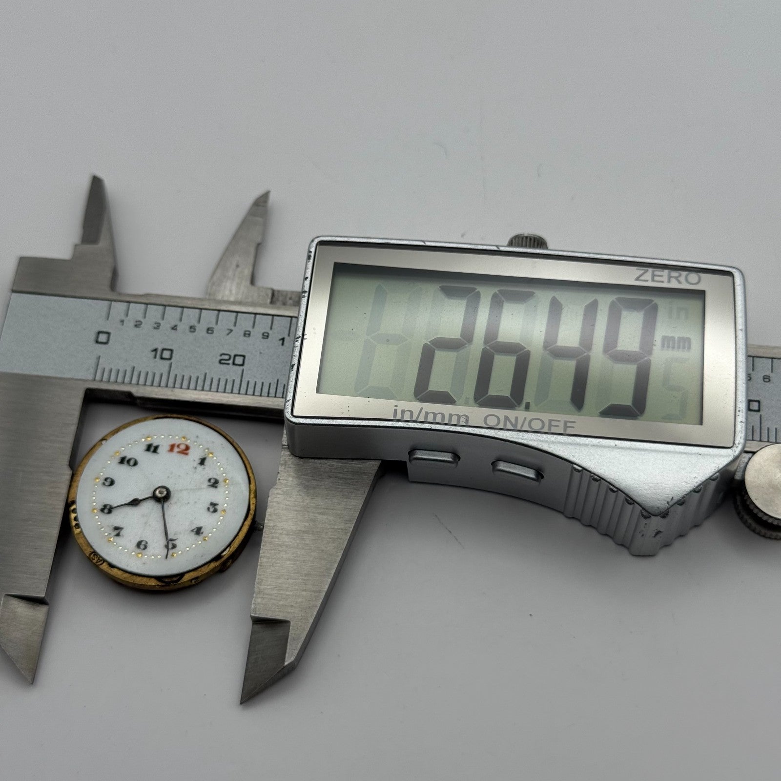 AS A Schild Antique Watch Movement Manual Wind Vintage Swiss Parts Repair 24.7mm