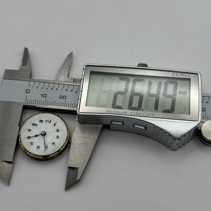 AS A Schild Antique Watch Movement Manual Wind Vintage Swiss Parts Repair 24.7mm