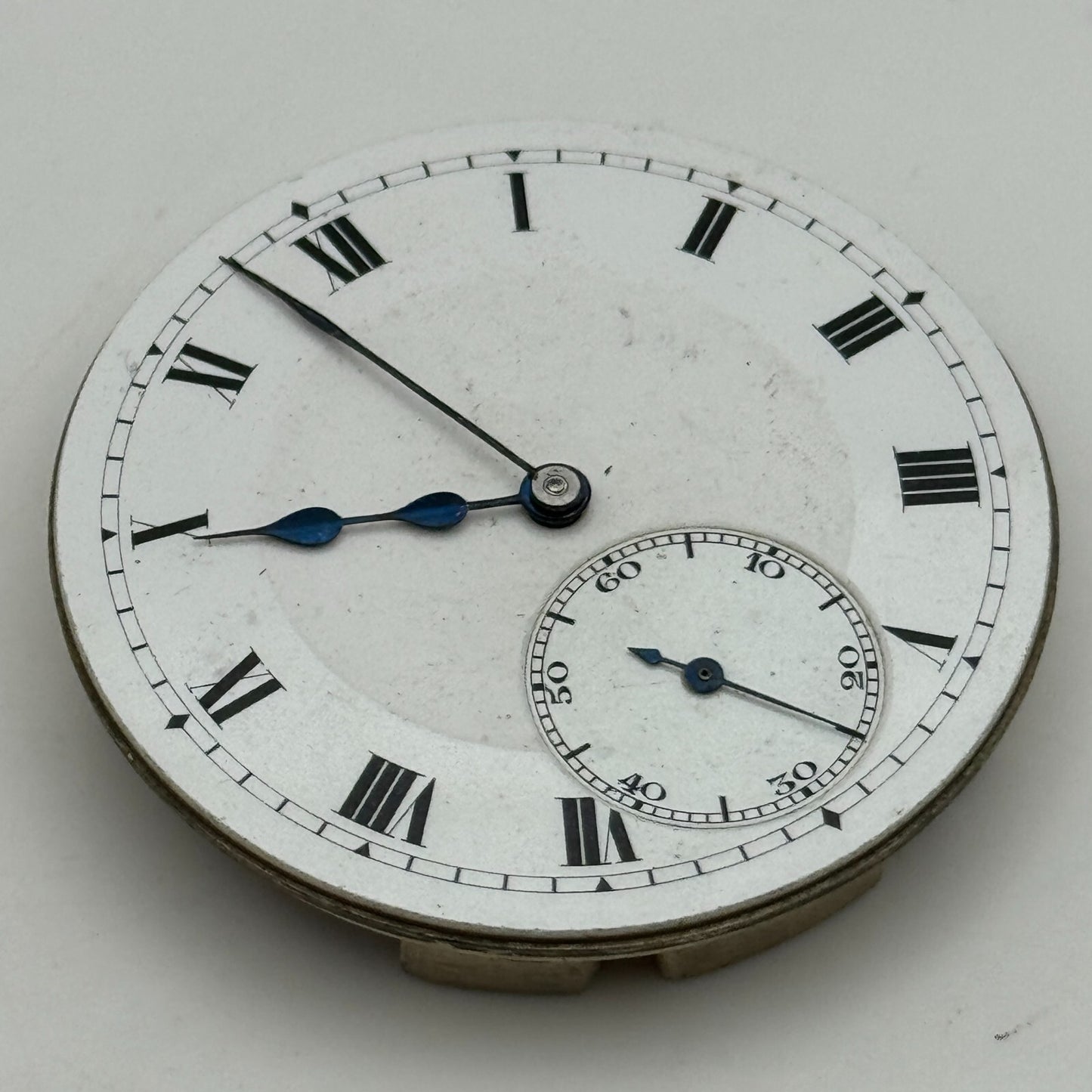 42mm Unidentified High Grade 19 Jewels Swiss Hunter Pocket Watch Movement PARTS