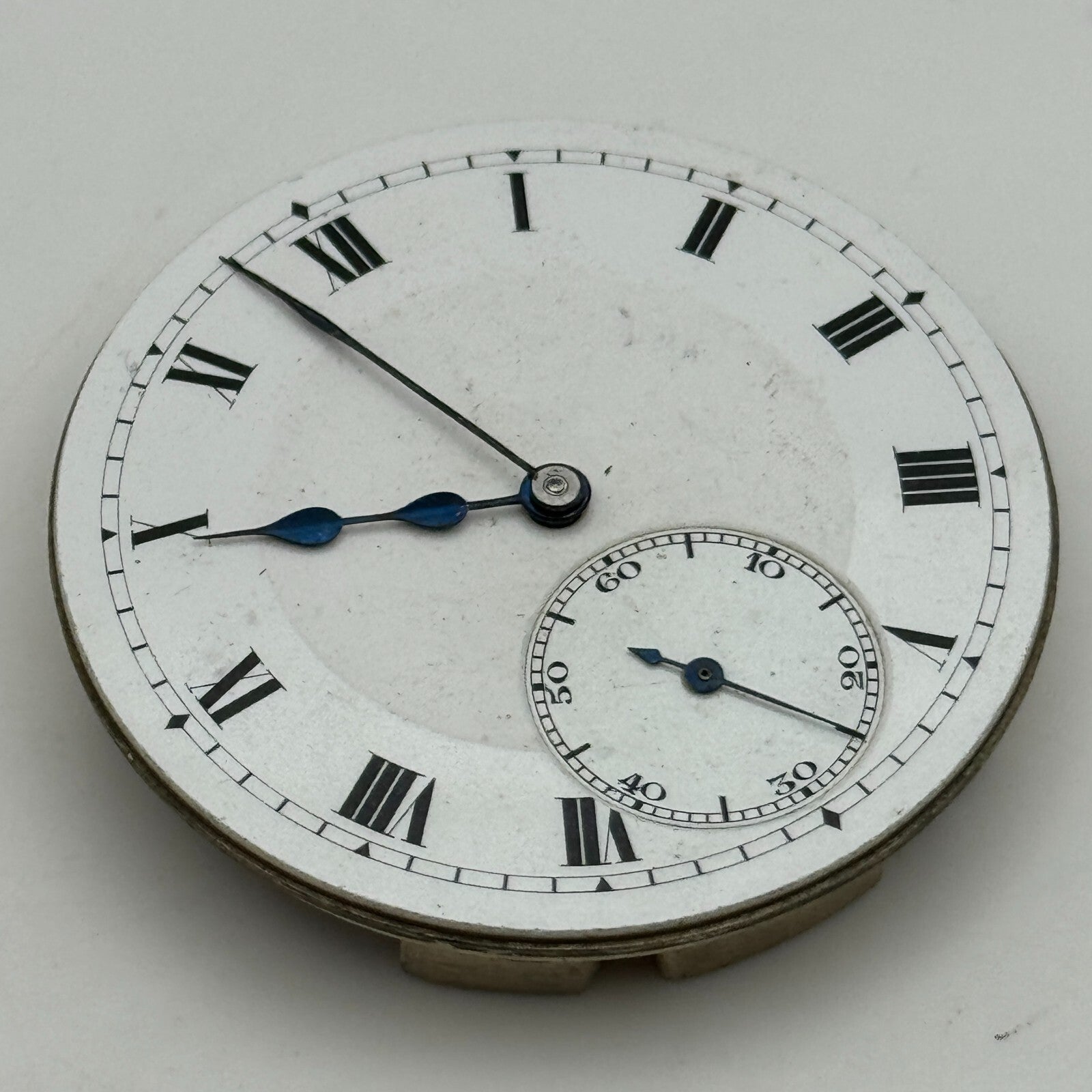 42mm Unidentified High Grade 19 Jewels Swiss Hunter Pocket Watch Movement PARTS