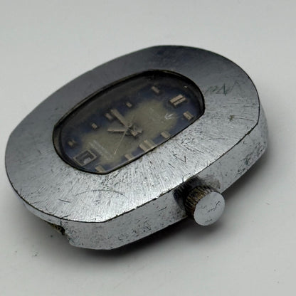 36mm Men’s Vintage Cronel Shock Protected Date Dial Swiss Watch PARTS REPAIR