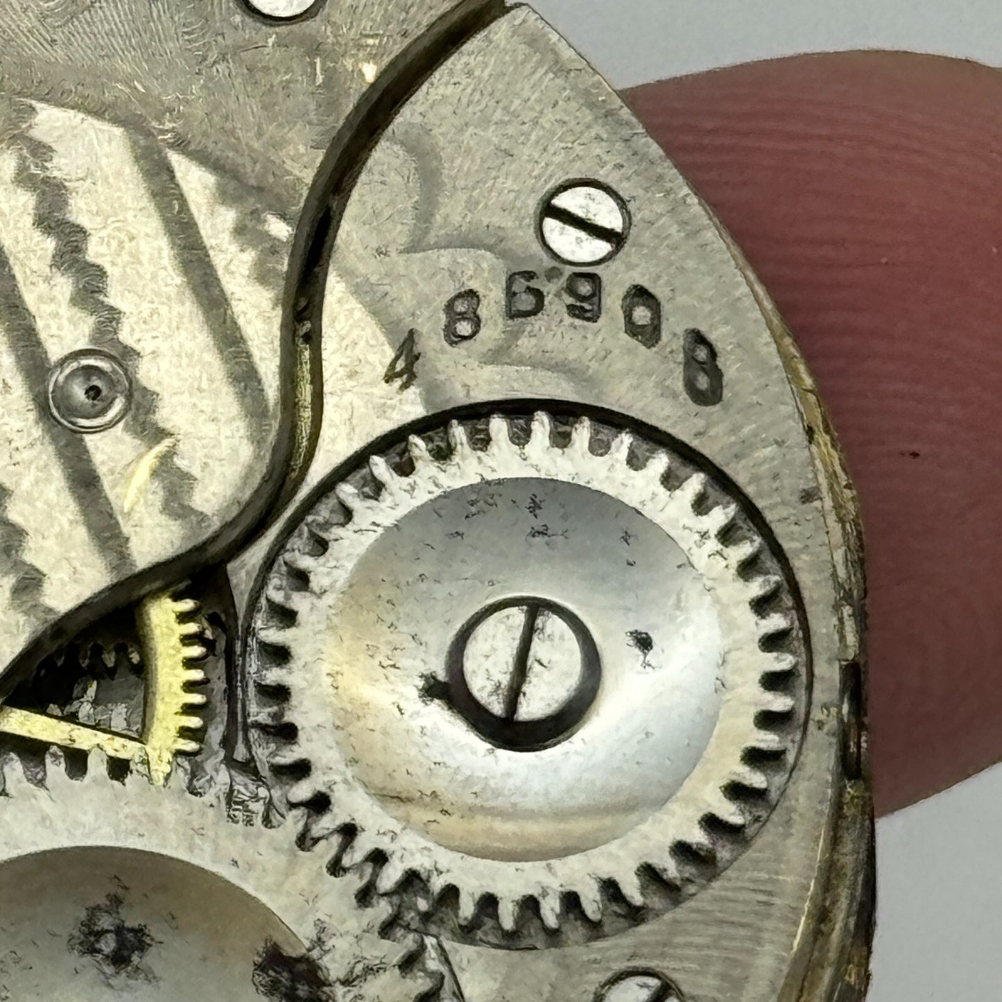 43mm Monroe Watch Co Sub Seconds Vintage Hunter Pocket Watch Movement PARTS