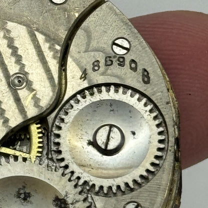 43mm Monroe Watch Co Sub Seconds Vintage Hunter Pocket Watch Movement PARTS