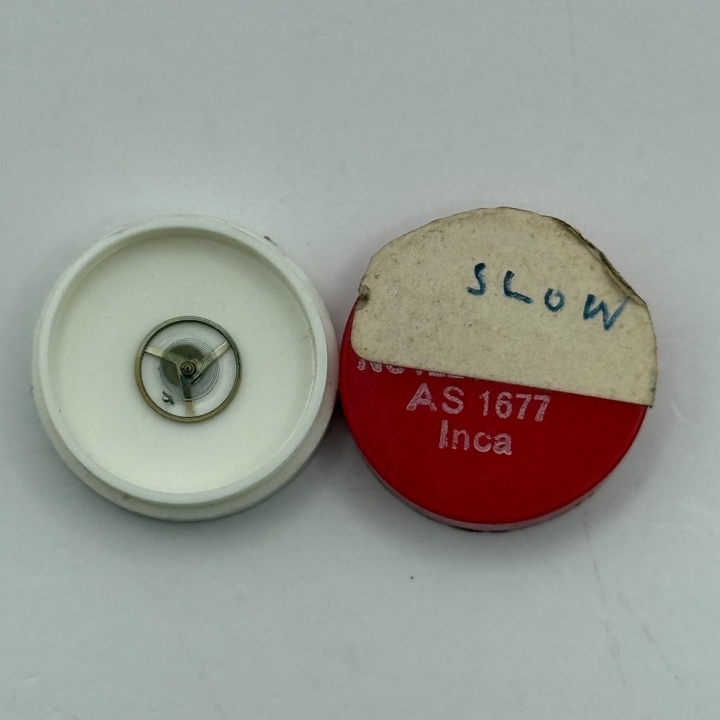 AS 1677 Balance Wheel Complete And Spring  Watch Movement Parts NOS