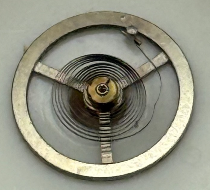 EB 1833 Balance Wheel Complete And Spring  8¾’’’ 113 Watch Movement Parts NOS