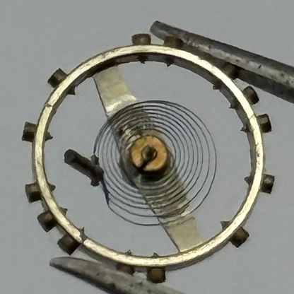 FHF 75 Balance Wheel Complete And Spring 5¼’’’ 203 M Watch Movement Parts 