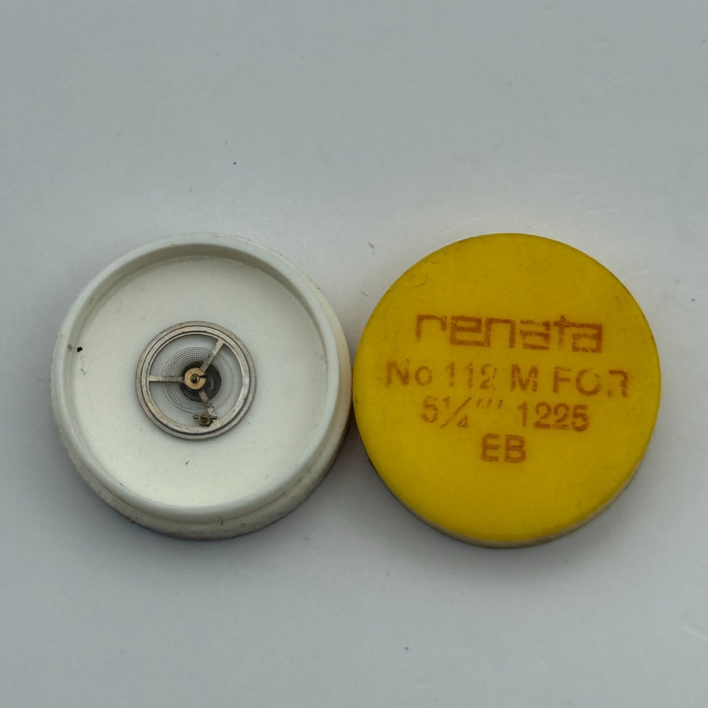 EB 1225 Balance Wheel Complete And Spring 5¼’’’  112 M Watch Movement Parts NOS