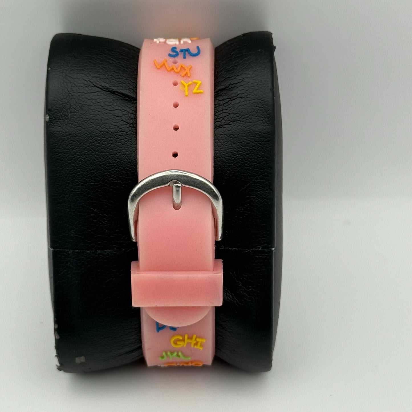 Citron Kids Quartz Watch ABC Alphabet Design Pink Strap Working 27mm New Battery