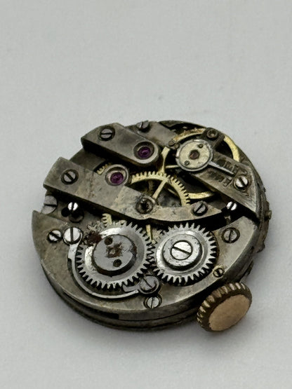 20.5mm Vintage Interesting unidentified Manual Wind Swiss Watch Movement REPAIR