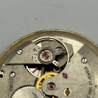 AS 1702/03 Rotary Date Watch Movement Manual Wind Vintage Parts Repair 25.8mm