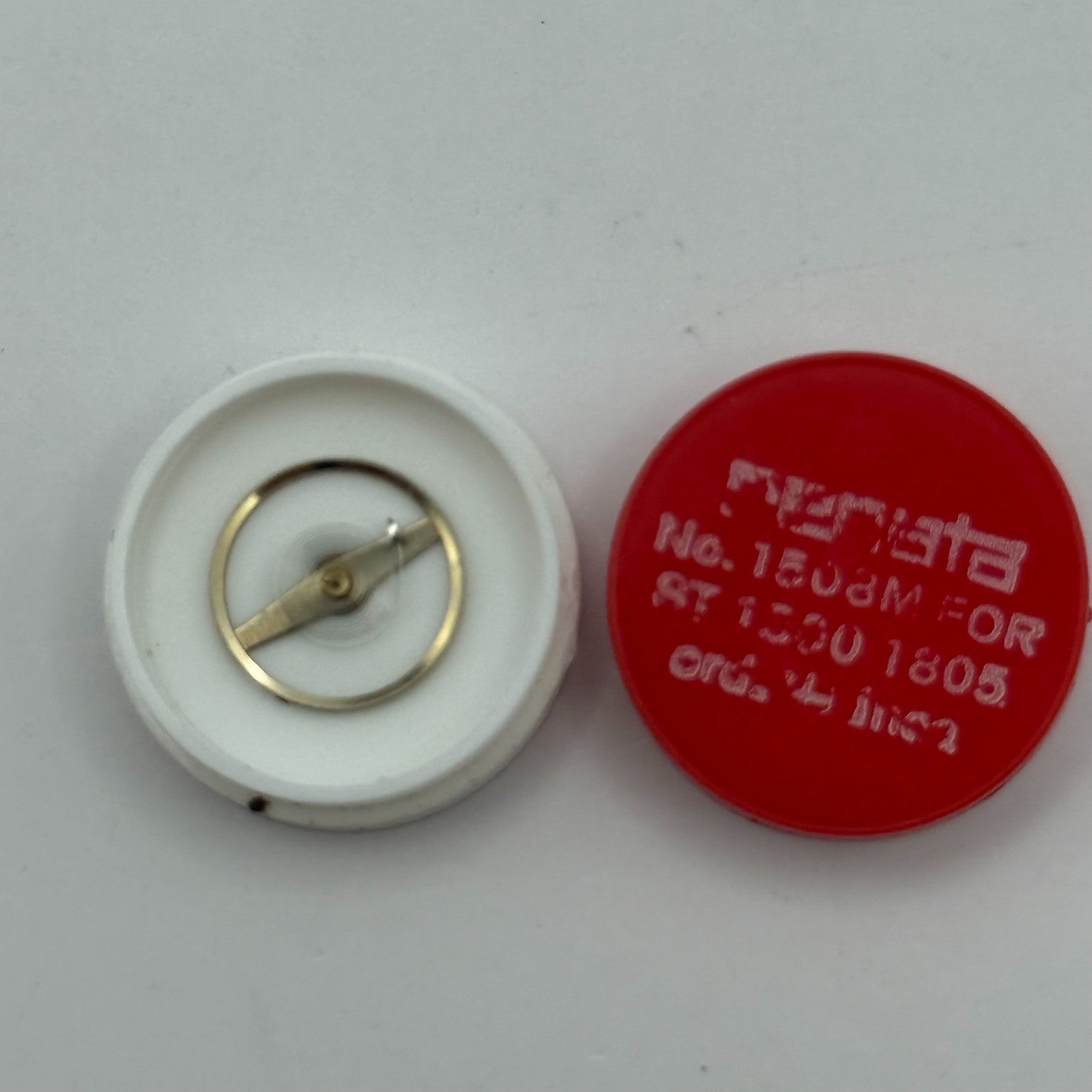 ST 1800 1805 Balance Wheel Complete And Spring  1508 M Watch Movement Parts NOS