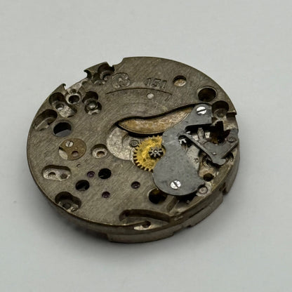 Arogno A151 Watch Movement Manual Wind Vintage Incomplete Parts Repair 23.6mm