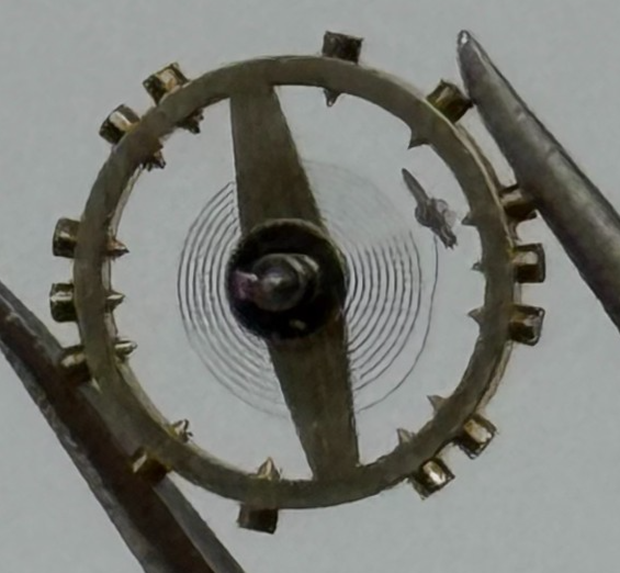 FEF 6600 Balance Wheel Complete And Spring 1181 M Watch Movement Parts NOS