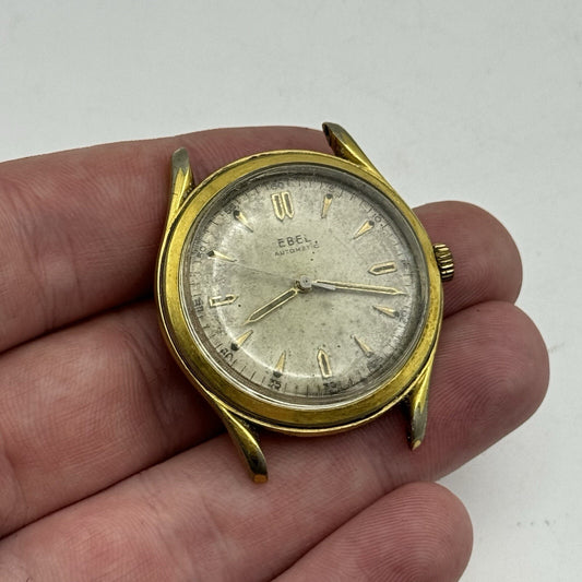35mm Ebel Cal 123 / 1344 Automatic Bumper Sweep Secs Vintage Watch - TO RESTORE