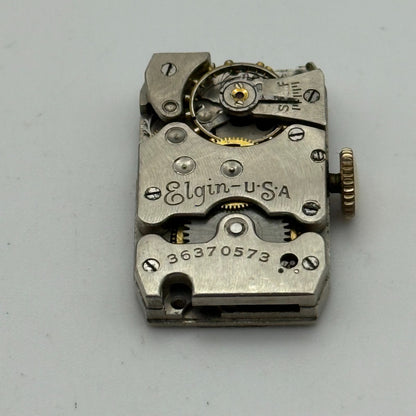 1937 Vintage 18/0s Elgin 488 Model 1 American Watch Movement PARTS REPAIR SPARES