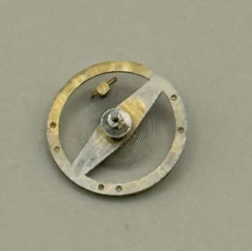Brac 2051 Balance Wheel Complete And Spring  5½’’’ 69 M Watch Movement Parts NOS