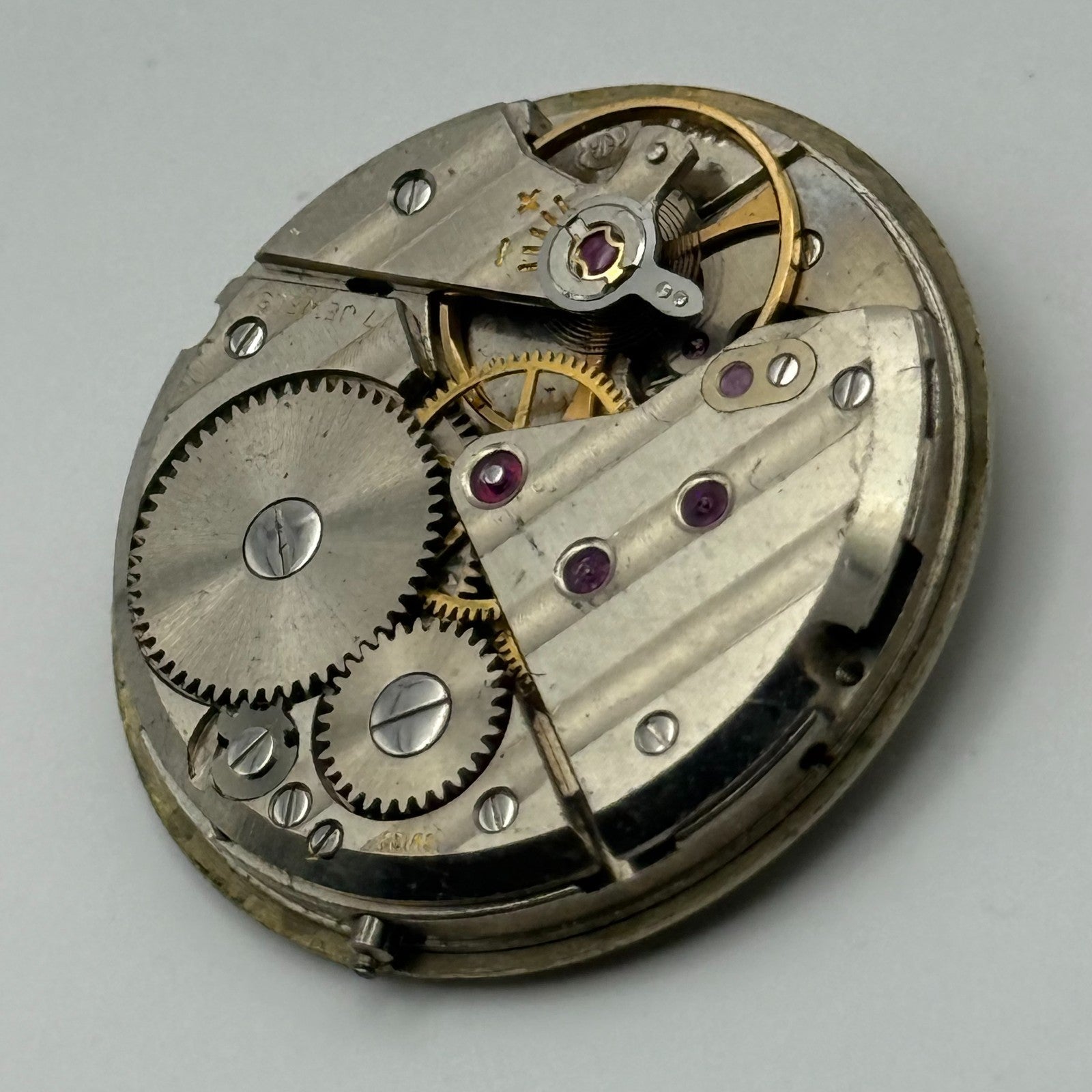ETA 1120 Watch Movement Garrard Manual Wind Vintage Swiss Parts Repair 26.6mm