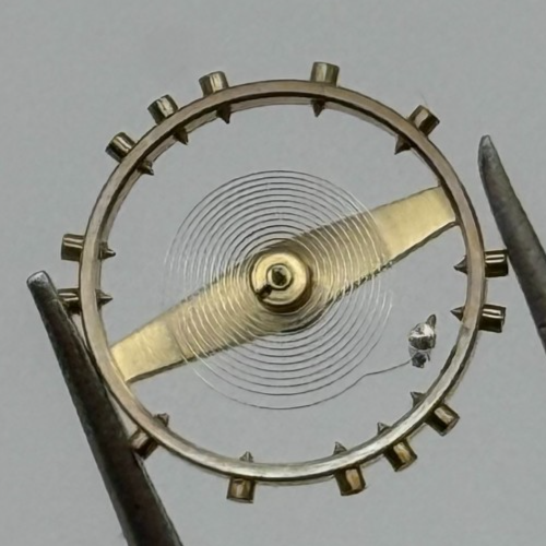 FHF 70 Balance Wheel Complete And Spring 10 1/2’’’ 201 M Watch Movement Parts