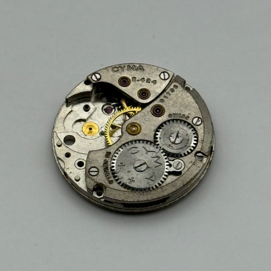 Cyma R.424 Watch Movement Manual Wind Vintage Swiss Incomplete Parts 19.6mm