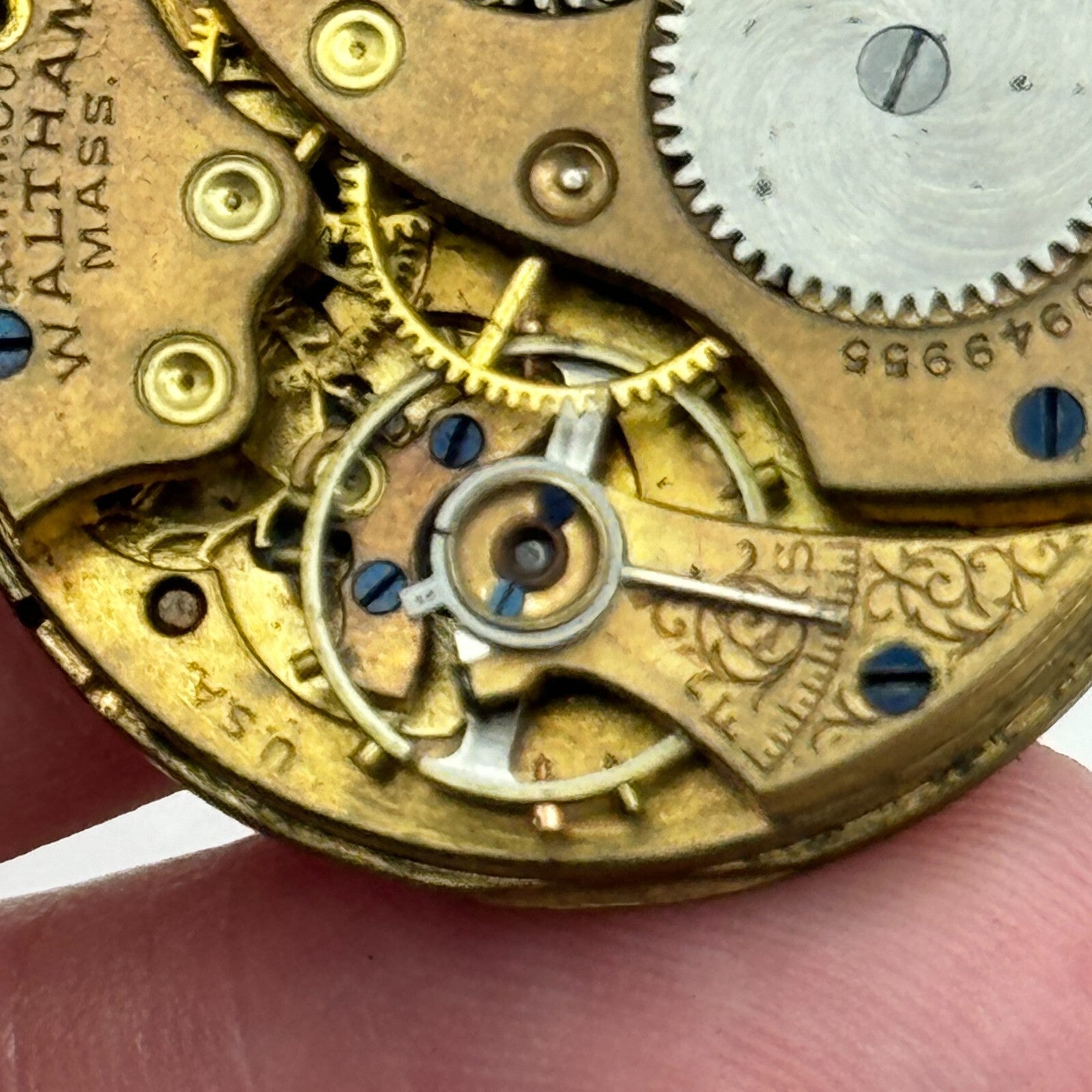 0s Men's Waltham Grade No. 160 Model 1900 American Watch Movement PARTS SPARES