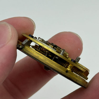 42.9mm Antique Reversing Pinion English Pocket Watch Movement PARTS SPARES