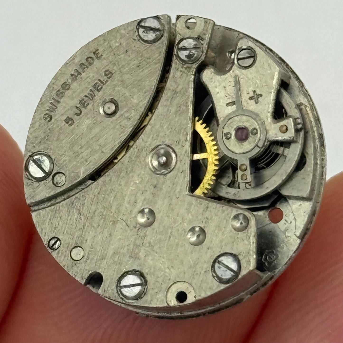19.7mm Vintage EB 1333 Swiss Made Manual Wind Watch Movement PARTS REPAIR