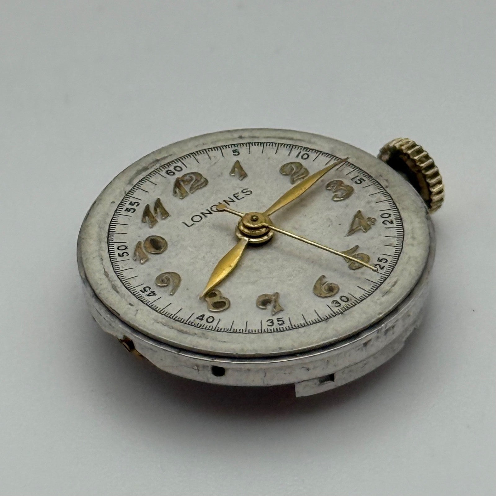 Longines 8LN Centre Seconds Manual Wind Watch Movement RARE Vintage PARTS 19.5mm
