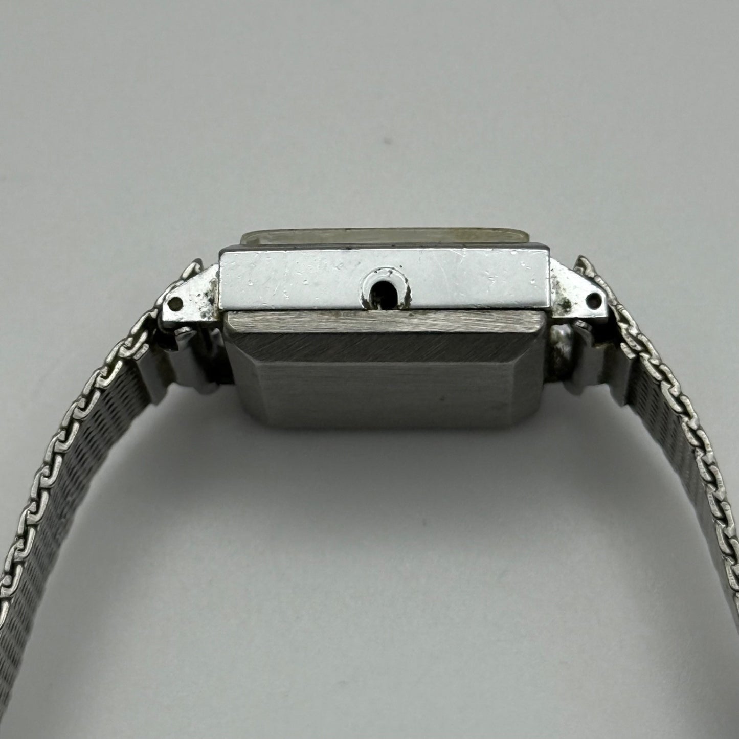 19mm Vintage Second 17 Jewels USSR Soviet Mesh Manual Wind Watch PARTS / REPAIR