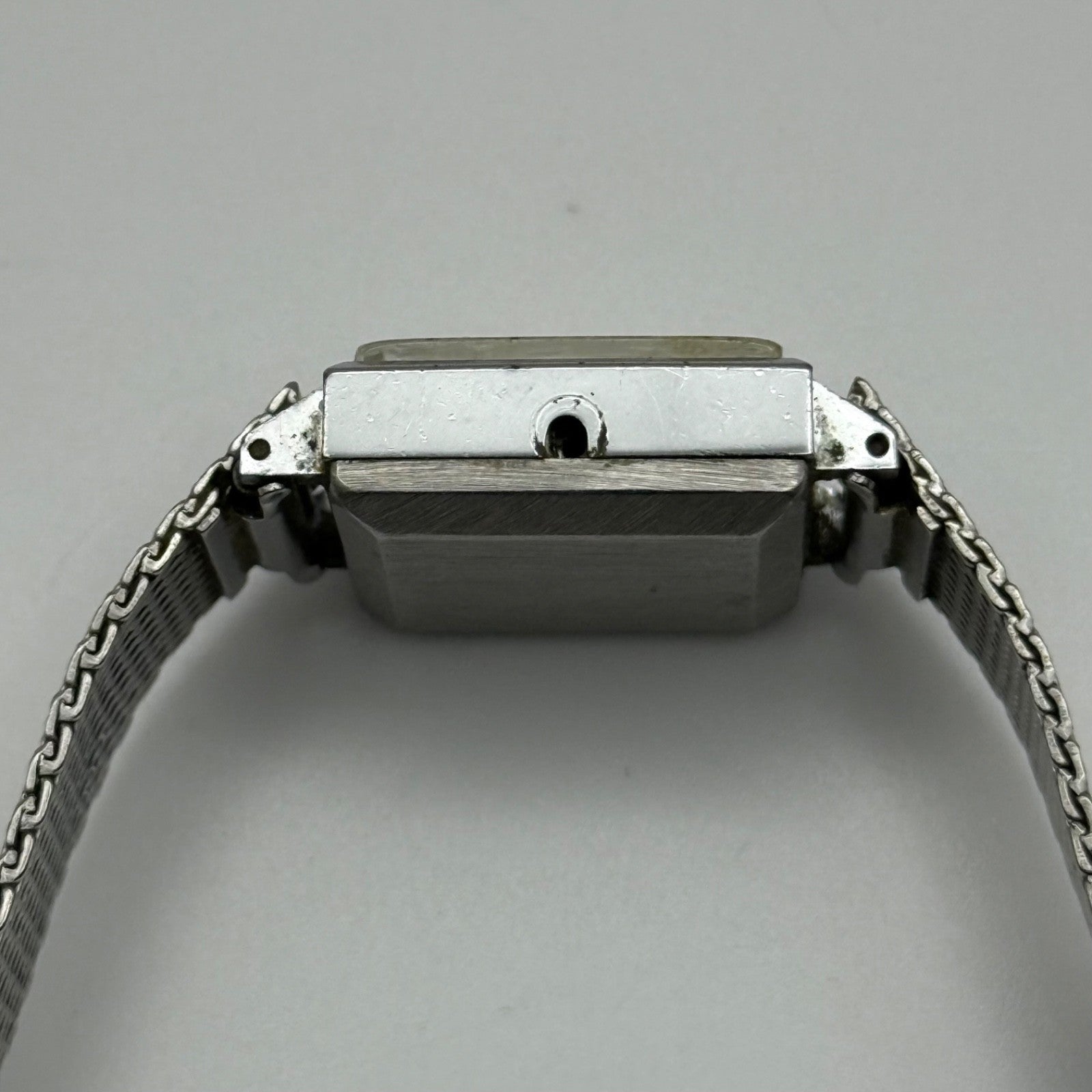 19mm Vintage Second 17 Jewels USSR Soviet Mesh Manual Wind Watch PARTS / REPAIR