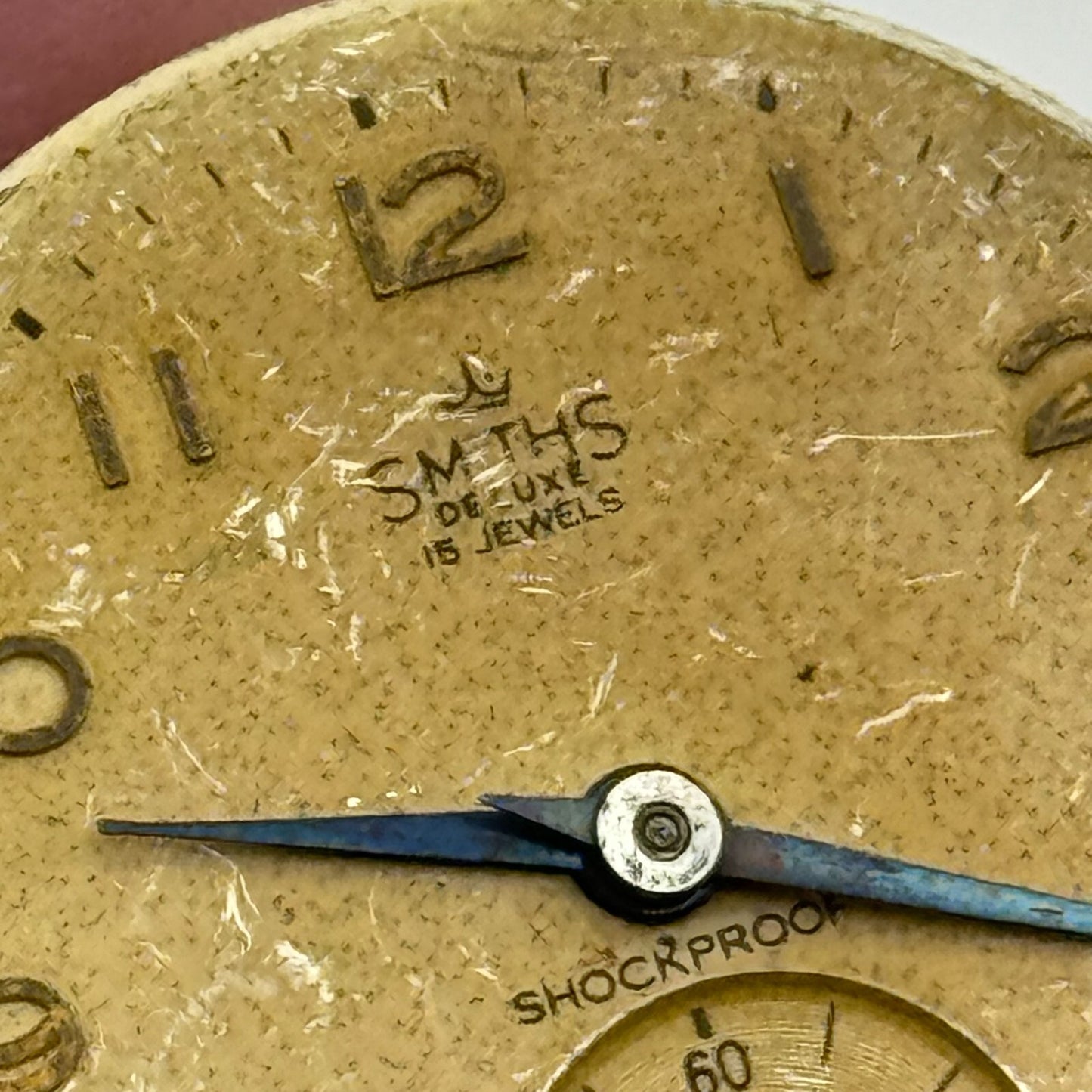 29.2mm Mens Running Smiths De Luxe Cal 44 Shockproof Swiss Watch Movement PARTS