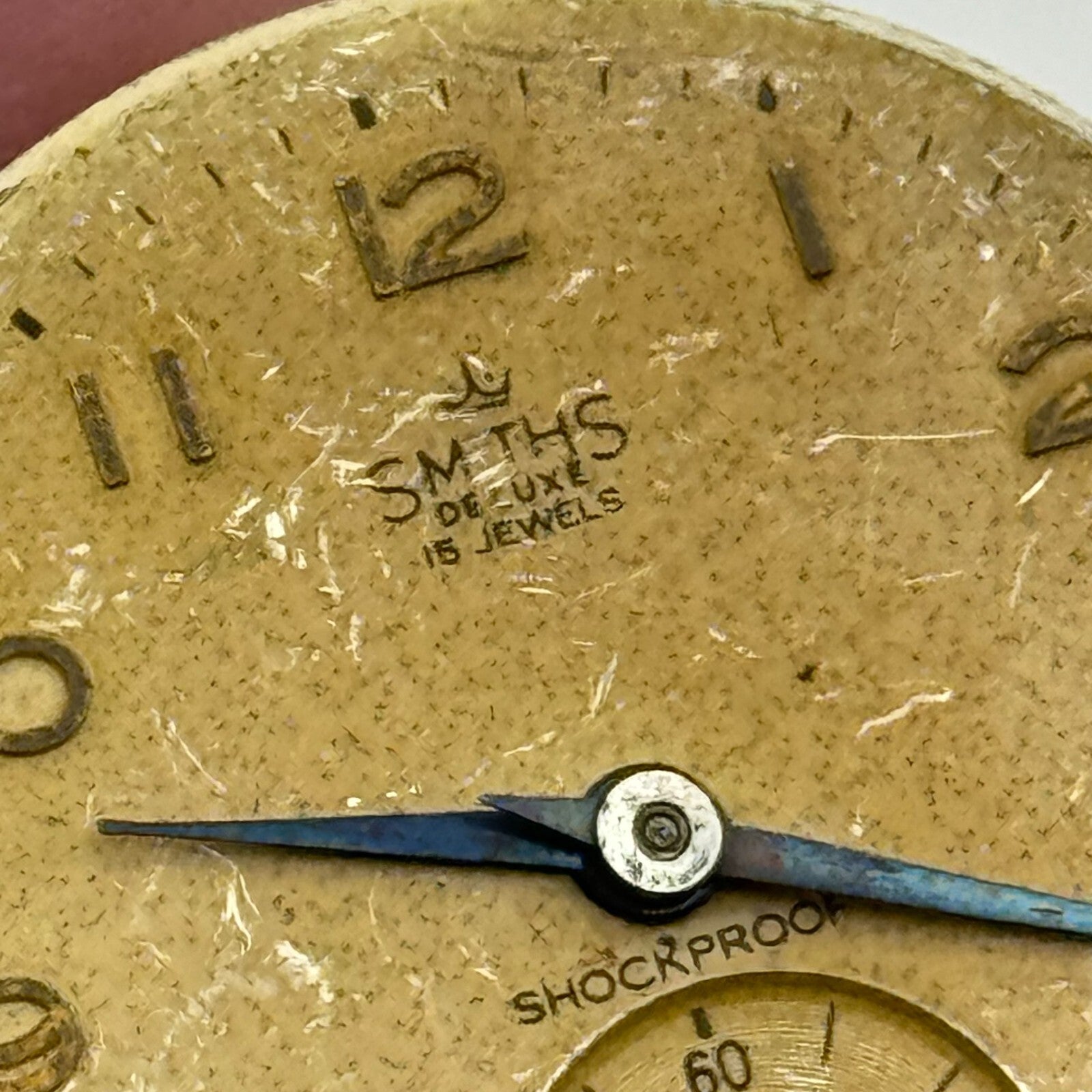 29.2mm Mens Running Smiths De Luxe Cal 44 Shockproof Swiss Watch Movement PARTS